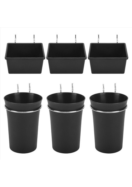 6 Set Pegboard Kutuları Kancalı Pegboard Fincanları, Pegboard Kancaları Ürün Yelpazesi, Organize Etmek Için Pegboard Fincan Tutucusu Için Kancalar (Yurt Dışından) fiyatları