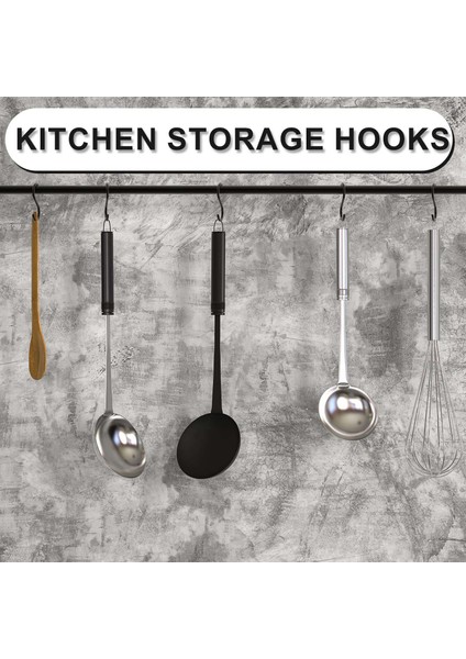 120PCS 1 Inç Mini S Şeklinde Kanca, S Şeklinde Kanca, Küçük S Şeklinde Kanca, Metal Mini Dekoratif Kanca, El Sanatları (Siyah) (Yurt Dışından) fırsatları