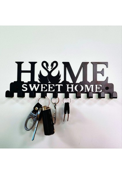 Metal Duvar Kanca Depolama Rafı Siyah Tatlı Ev Duvar Kancası Kendinden Yapışkan Hook Anahtar Asma Mutfak Havlu Askı Giysileri (Yurt Dışından) indirimleri