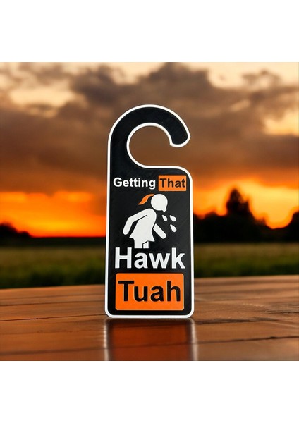 2pcs Hawk Tuah Kapı Askısı Komik Doorknob Askı Alıyor Hawk Tush (Yurt Dışından) indirimleri