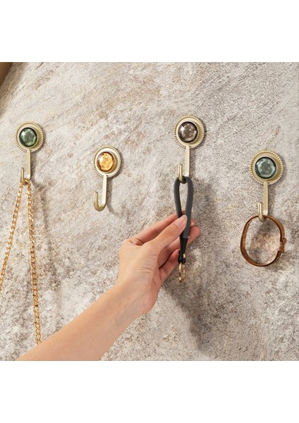 Ağır Hizmet Tipi Yapışkan Kancalar, 4pcs Duvar Montajı Asılı Ceket Kancaları Mutfak Banyo Için Dekoratif Havlu Askıları (Yurt Dışından) modelleri