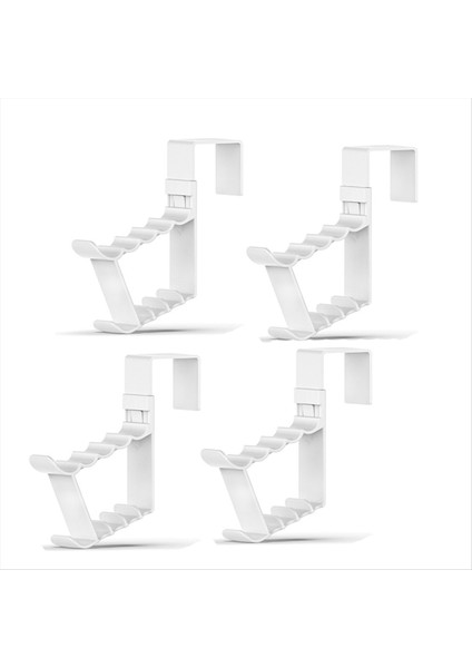 Kapı Kancaları Üzerinden Boşluk Tasarrufu Kapı Askı Kancaları Asılı Depolama Organizatörleri Kapı Askıları Kapı Havlu Kancaları Beyaz 4 Adet (Yurt Dışından)