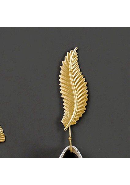 Vintage Metal Yaprak Hook Altın Renk Demir Sanat Duvar Asma Kancalar Yaratıcı Havlu Şapka Depolama Rafları Stil 1 (Yurt Dışından) fırsatları