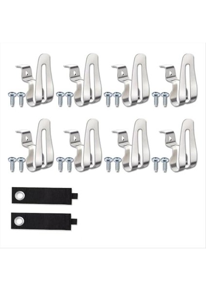 Yedek Kemer Kanca Klipsi, Paslanmaz Çelik Sürücü Kemer Klipsli Klips Klips Kanca Takımı, Elektrikli Aletler Için Matkap Sürücü Kemer Klipsleri (Yurt Dışından)