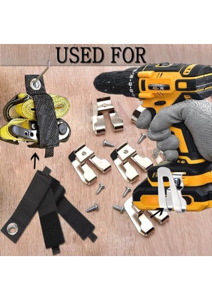 Yedek Kemer Kanca Klipsi, Paslanmaz Çelik Sürücü Kemer Klipsli Klips Klips Kanca Takımı, Elektrikli Aletler Için Matkap Sürücü Kemer Klipsleri (Yurt Dışından) fırsatları