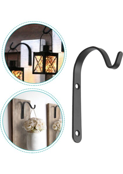 10 Asılı Sepet Braketi Kancaları Demir Duvar Asılı Kancalar, Asma Kuş Besleyicileri, Fenerler Için Bitki Kancası Kavisli (Yurt Dışından) fiyatları