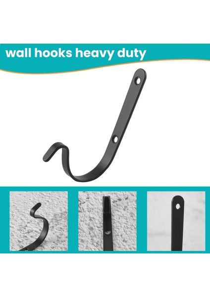 10 Asılı Sepet Braketi Kancaları Demir Duvar Asılı Kancalar, Asma Kuş Besleyicileri, Fenerler Için Bitki Kancası Kavisli (Yurt Dışından) indirimleri