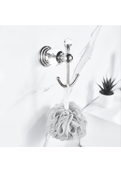 Kristal Havlu Kancası, Gümüş Bornoz Kancaları, Banyo El Havlu Duvar Askı Kıyafetleri Dolap Duvar Monte Mutfak (Yurt Dışından) fırsatları