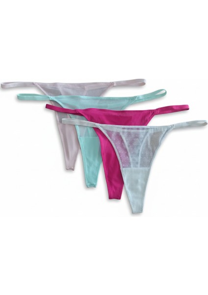 Kadın Tül Transparan String BB2056