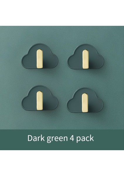 4 Adet Kanca Plastik Anahtar Kancalar Şapka Askısı Yumruksuz Kancalar Banyo Duvar Kancası Evrensel Tv Standı Çanta Askıları A (Yurt Dışından) indirimleri