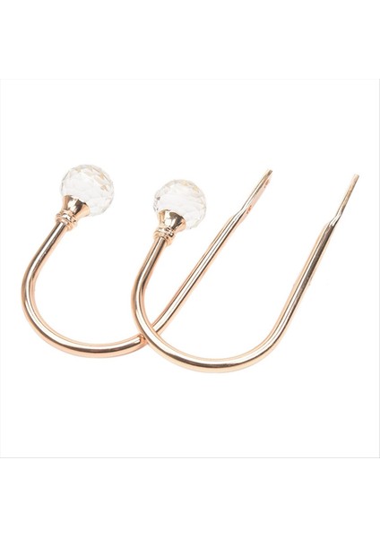 C Metal U Şekilli Prangalar Pencere Aksesuarları Perde Bekletme Duvar Kravat Arkalar Kancalar Askı Ev Aksesuarları (Yurt Dışından)