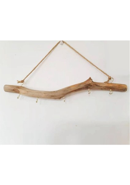 2pcs Doğal Driftwood Dekoratif Şubeleri Çiftlik Ev Duvar Asma Dekor Asma Takı Organizatörleri 5 Kanca ile (Yurt Dışından) modelleri