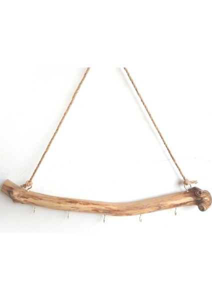 2pcs Doğal Driftwood Dekoratif Şubeleri Çiftlik Ev Duvar Asma Dekor Asma Takı Organizatörleri 5 Kanca ile (Yurt Dışından) indirimleri