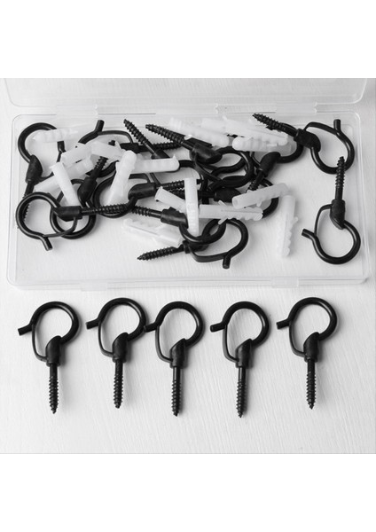 Dize Işık Kancaları, Asmak Için Kancalar Vidalı, Tel, Bitkiler Pot, Veranda Peri Işık Kablosu Tutucusu 40PCS Siyah (Yurt Dışından) fiyatları