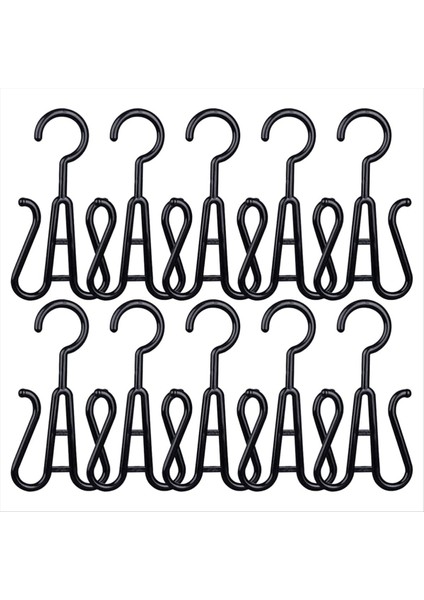 Çift Ayakkabı Kurutma Rafı 50PCS Ayakkabı Ekran Kancaları Kurutma Rafı Plastik Askı Dükkan Evi Süpermarket Alışveriş Merkezi (Yurt Dışından)