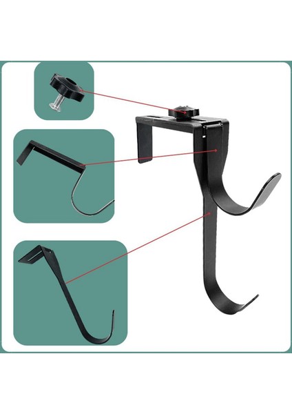 2pcs Metal Ayarlanabilir Genişlik Skimmer Havuz Pole Askı Çift Hook Bahçe Çit Aksesuarları Için Açık Hortum Hortum (Yurt Dışından) modelleri