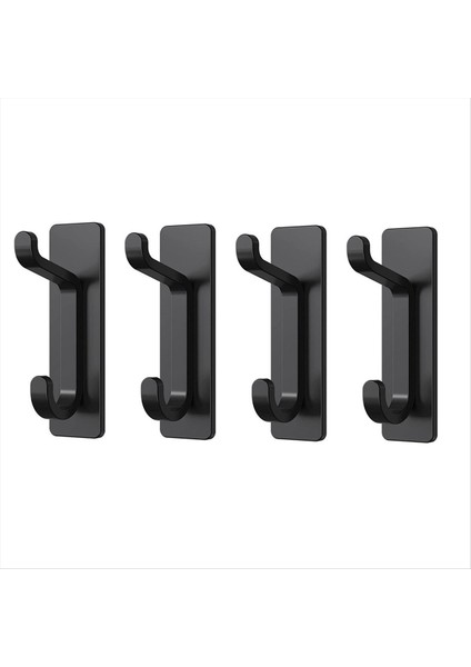 Kendi Kendine Yapışkan Kancalar, Yapışkan Kancalar Ekstra Güçlü, 3 Kg&#39;a Kadar Asılı, Duvar Kapısında Metal Paslanmaz Ağır Hizmet Tipi Çubuk (Yurt Dışından)