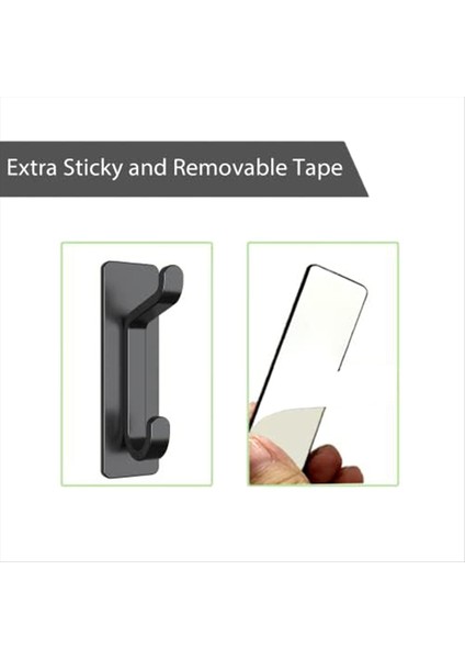 Kendi Kendine Yapışkan Kancalar, Yapışkan Kancalar Ekstra Güçlü, 3 Kg&#39;a Kadar Asılı, Duvar Kapısında Metal Paslanmaz Ağır Hizmet Tipi Çubuk (Yurt Dışından) fiyatları