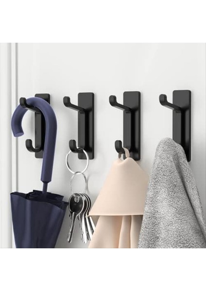 Kendi Kendine Yapışkan Kancalar, Yapışkan Kancalar Ekstra Güçlü, 3 Kg&#39;a Kadar Asılı, Duvar Kapısında Metal Paslanmaz Ağır Hizmet Tipi Çubuk (Yurt Dışından) modelleri