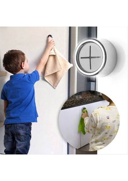 6 Paket Mutfak Havlu Kancaları, Yuvarlak Kendi Kendine Yapışkan Duvar Montaj Kancası, (Asılı Itin) Sondaj El Havlu Kanca Tutucular (Yurt Dışından) fiyatları