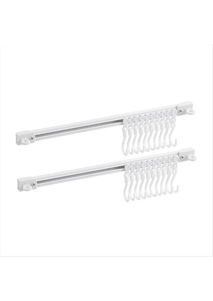 Çok Fonksiyonlu Slayt Ray Kancası, Yapışkan Duvar Kancaları Raf, Alan Tasarrufu Alıcı Rafı Sondaj Duvarı Montaj Aksesuarı (Yurt Dışından)