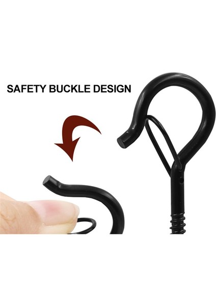 25 Pcs Q Askı Tokalı Askı Kancaları, Asılı Bitkiler Için Açık Dize Işıkları Asmak Için Rüzgar Geçirmez Vidalı Kancalar, (Yurt Dışından) fiyatları