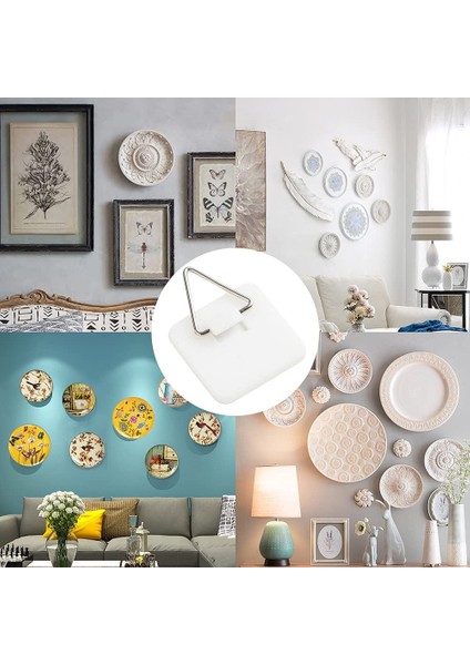 Plaka Askı Yapıştırıcı Duvar Askı Kare Yapıştırıcı Askı Kancası, Yapışkan Kendinden Yapıştırıcı Kancaları Yapışkan Duvar Kancaları (Yurt Dışından) indirimleri