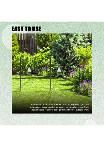 4 Adet Ayarlanabilir Çoban Dolandırıcı Kancalar, Tabanlı Festoon Direği, Ip Işıkları Için Bahçe Sınır Kancası, Çiçek Topu, Bitki (Yurt Dışından) modelleri