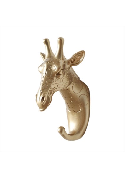 Duvara Monte Kancalar Hayvan Baş Raf Ceket Kapakları Duvar Askı At Fil Kancaları Dekoratif Dekor Banyo Aksesuarları D (Yurt Dışından)