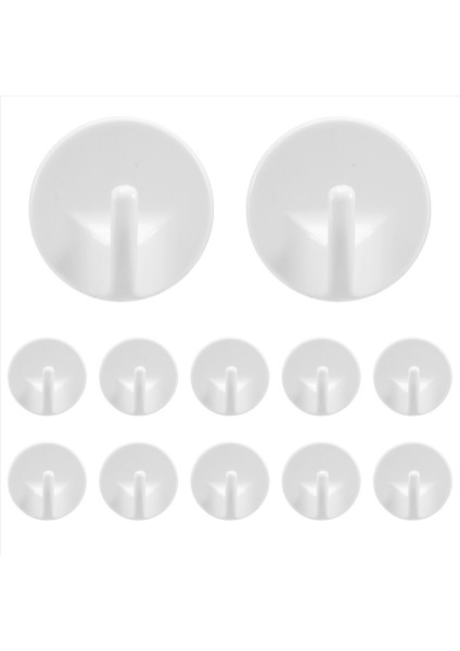 12 Adet Plastik Kancalar Kendi Kendine Yapışkan, Yapışkan Kancalar Çıkarılabilir Duvar Kancaları, Asmak Için Kancalara Yapışır (Yurt Dışından) fiyatları