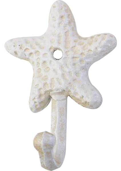 Denizyıldızı Dökme Demir Dekoratif Duvar Kancaları Ceket Önlükleri Şapkalar Havlu Kancaları Plaj Okyanus Teması Şık Metal Kancalar (Yurt Dışından)