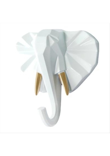 Sağlam Hayvan Kafa Ceket Kancası, Asma Ceket, Şapka ve Anahtar, Reçine Ceket Kanca B (Yurt Dışından)