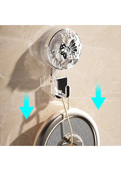 Emme Bardağı Kancası Güçlü Viskoz Yumruksuz Dikizsiz Vakum Duvar Banyo Duvar Asılı Yük Taşıyan Kanca (Yurt Dışından) fırsatları