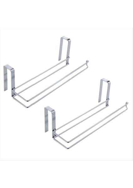 Paper Roll Havlu Tutucu Raflar Çekmece Dolap Kapısı Geri Asma Kanca Tutucu Mutfak Banyo Gadget (Yurt Dışından)