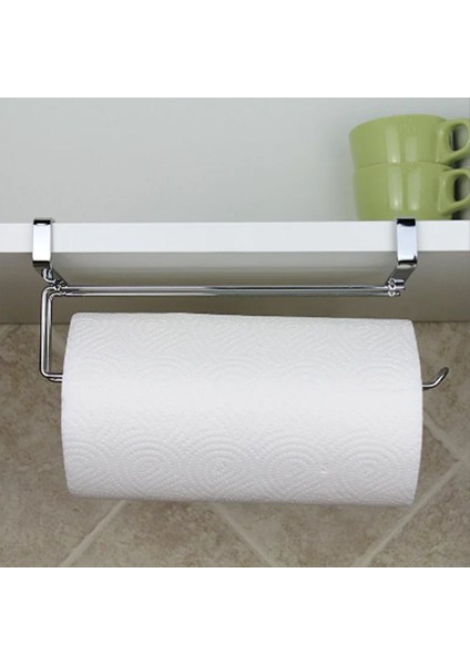 Paper Roll Havlu Tutucu Raflar Çekmece Dolap Kapısı Geri Asma Kanca Tutucu Mutfak Banyo Gadget (Yurt Dışından) modelleri