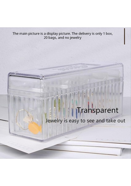 Akrilik Mücevher Kutusu Organizatörü, 20 Taşınabilir Anti -Karın (Yurt Dışından) modelleri