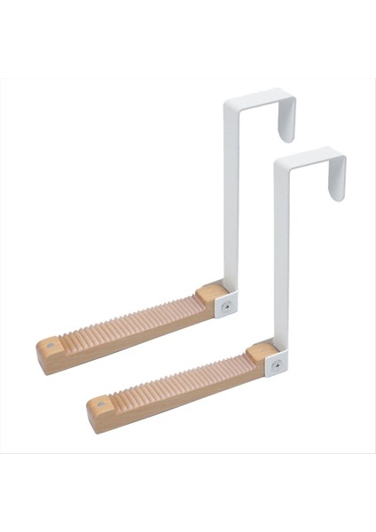 2 Kapı Kurutma Rafı Üzerinde Paket, Oturma Odası, Yatak Odası, Banyo Için Kapı Askı Üzerinde Katlanabilir (Yurt Dışından)