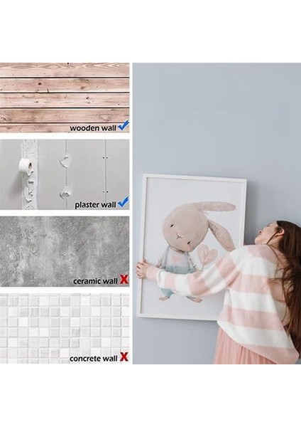 314 Pcs Resim Asılı Kit, Alçıpan Için Ağır Resim Asılı Kancalar, Tırnaklarla Resim Kancaları, Asılı Tel Sawtoothetc (Yurt Dışından) indirimleri