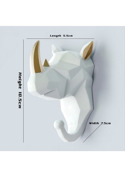 Sağlam Hayvan Kafa Ceket Kancası, Asılı Ceket, Şapka ve Anahtar, Reçine Ceket Kanca C (Yurt Dışından) fiyatları