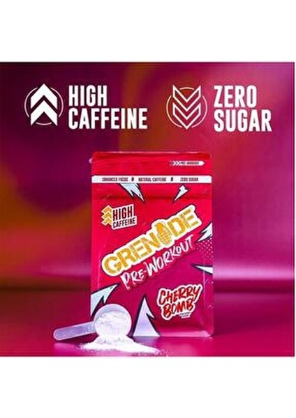 Pre-Workout 330 G Kiraz Aromalı Yüksek Kafeinli Takviye Gluten ve Laktoz İçermez fiyatları