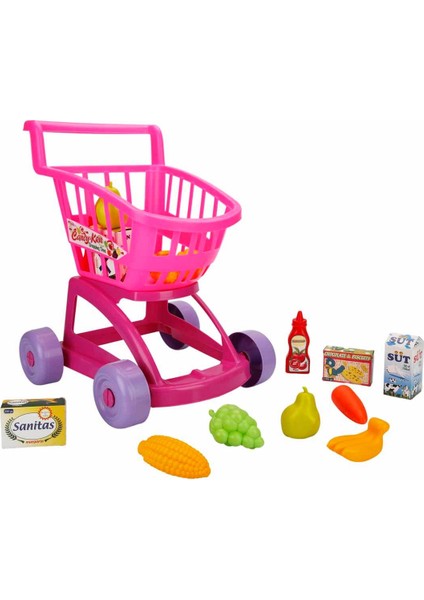 Market Arabası-Dolu Pembe