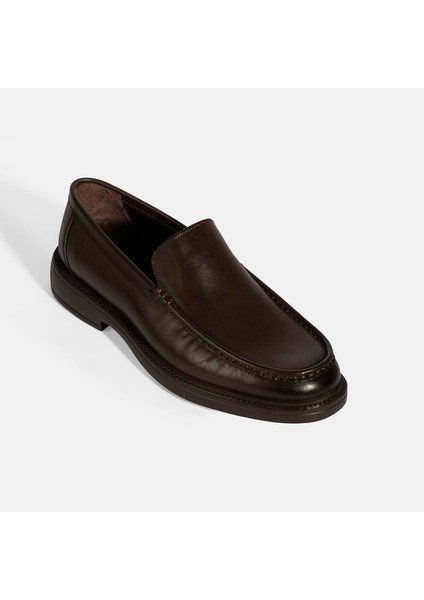 Erkek Kahve Deri Loafer indirimleri