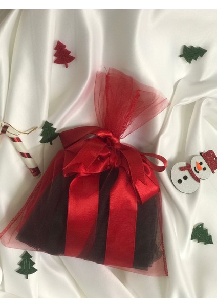 Yılbaşı , Noel , Yeşil Kadife Arkası Tül Fiyonk Detaylı Tanga Modeli