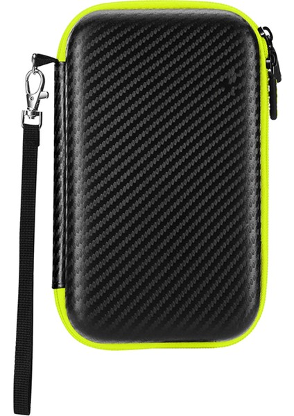 Sert Kasa Düzenleyici Tıraş Makinesi Seyahat Çantası Saklama Kutusu Kapak Oneeblade Için Fermuar Kese QP2520, QP2530, QP2620, QP2630 (Yurt Dışından)