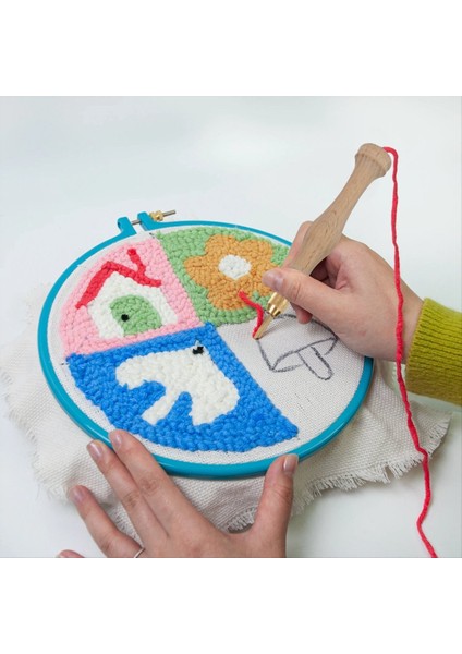 Yuvarlak Nakış Tenceresi Çift Katman Abs Plastik Nakış Çerçevesi Dıy Aksesuarları Nakış Çemberleri Açık Yeşil (Yurt Dışından) fiyatları