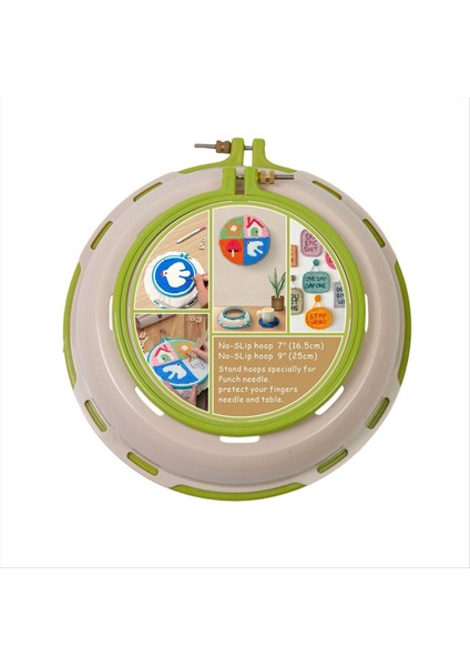 Yuvarlak Nakış Tenceresi Çift Katman Abs Plastik Nakış Çerçevesi Dıy Aksesuarları Nakış Çemberleri Açık Yeşil (Yurt Dışından) indirimleri