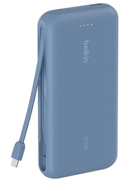 BPB024HQBL 20K 30W Powerbank – Entegre USB‑C Kabloyla - Mavi