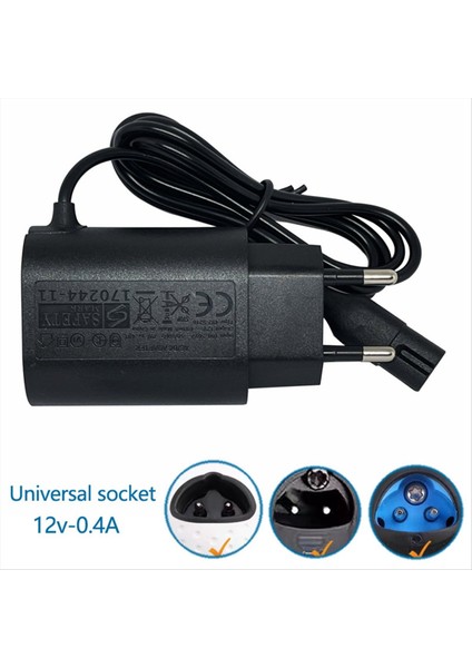 12V 0.4A Braun Serisi S3 S5 S7 S8 S9 Elektrik Tıraş Alma Şarj Cihazı Adaptörü Ab Fişi Için Yedek Tıraş Şarj Cihazı (Yurt Dışından) modelleri