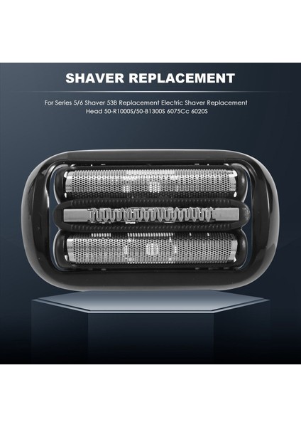 Braun Serisi 5/6 Braun Shaver 53B Yedek Elektrikli Tıraş Alir Kafası 50-R1000S/50-B1300S 6075CC 6020S (Yurt Dışından) fırsatları