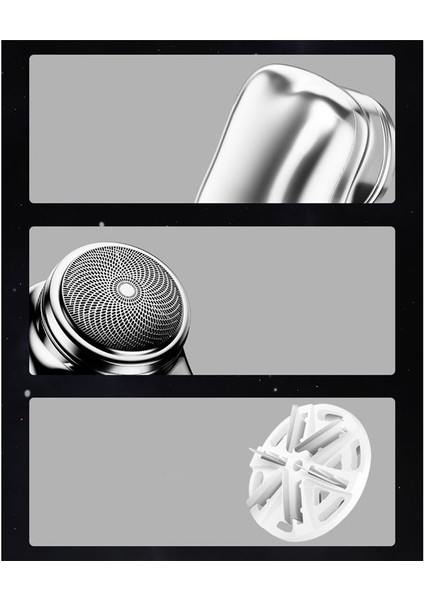 Taşınabilir Elektrikli Tıraş Yeni Yükseltilmiş Mini Erkekler Elektrikli Tıraş Şarj Edilebilir Tıraş Tek Düğmeli Kullanın (Yurt Dışından)